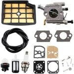 Carburateur avec bougie dallumage, kit de r�paration pour tron�onneuse 020 020t ms200 ms200t remplace ...