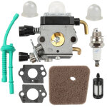 Carburateur avec filtre a air joint de conduite de carburant kit de bougie d'allumage pour stihl fs38 ...