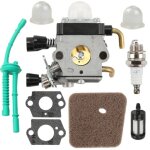 Carburateur avec filtre a air joint de conduite de carburant kit de bougie d'allumage pour stihl fs38 ...