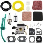 Carburateur avec filtre  air - kit de rparation pour stihl fs45 fs55 fs55r fs55c fs75 fs85 fs80 km85 ...