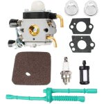 Carburateur avec filtre � air tuyau d'essenc pour d�broussailleuse stihl fs55 fs38 fs45 fs46 fs55c fc55 ...