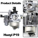 Carburateur huayi p19 oem 16100 - zh8 - w61 gx160, compatible avec les mini - motos souffleuses � neige ...
