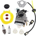 Carburateur kit pour moteur de dbroussailleuse 52cc 49cc 43cc bougie d'allumage filtre  essence