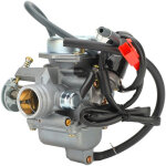 Carburateur moto / scooter / quad aluminium 32 - 43 mm avec choke �lectronique pour moteur gy6 125 - ...