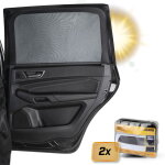 Carcomfort - chaussette de protection solaire pour fen�tre, 2 pi�ces, noir
