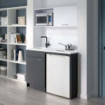 Carea - concept meuble + �vier giga 120 � poser ? 1 cuve ? min�ral carea�