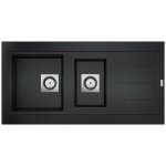 Carea - �vier � encastrer om�ga 1, 5 bac - noir