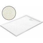 Carea - receveur capri grip 120x80 - sable