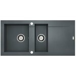 Carea - �vier granit balsa 1, 5 bac gris b�ton