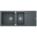 Carea - vier granit balsa 2 bacs gris bton