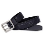 Carhartt - ceinture en cuir noire - 46