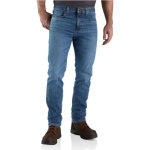 Carhartt - jean rugged flex straight tapered 102807 houghton bleu clair t. 40 - 102807 - h39 - w32 / ...