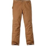 Carhartt - pantalon stretch homme coton duck 103340 - marron fonc - 46 - jambes standards