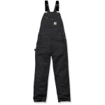Carhartt - salopette homme coton duck brut 102776 - noir - 40 - jambes standards