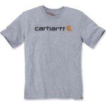 Carhartt - t - shirt mc core logo 103361 034 heather grey - taille m - s1103361034m