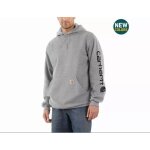 Carhartt - sweatshirt sleeve logo hooded gris chiné t. s - k288 - e20 - s Carhartt - sweatshirt sleeve logo hooded gris chiné t. s - k288 - e20 - s