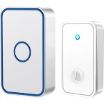 Carillon sans fil enfichable - sans fil sans pile, 60 m�lodies 5 - niveaux volum et, led flash, kit de ...