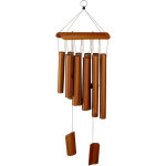 Carillon � vent, bambou, sons relaxants, pour suspendre, h x l : env. 58, 5 x 18, 5 cm, balcon et jardin, ...