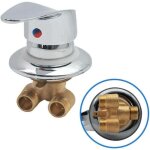 Carivent mitigeur cabine de douche robinet de douche en laiton inverseur de sortie robinet mitigeur de ...