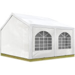 Carpasol - tente barnum de rception 3x4 m pe 450 n bches blanc / jardin tonnelle pavillon chapiteau ...
