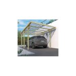 Cerland - carport simple 304x512x252 cm en pin et couverture pvc Cerland - carport simple 304x512x252 cm en pin et couverture pvc
