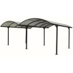 Carport double 28. 62m� gris anthracite - habrita - car6048alrp