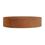 Estexo - carré potager cercle en acier corten ø 120 cm x h 20 cm Estexo - carré potager cercle en acier corten ø 120 cm x h 20 cm