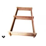 Carr� potager en bois 200x100 cm ? hauteur 20 cm modulable ? bois de douglas fran�ais durable ? kit de ...