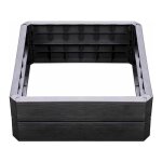 Carre potager en hauteur imitation bois 75 cm