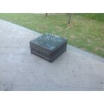 Fimous - carr� rotin caf� th� table d'appoint int�rieur et ext�rieur meubles de jardin accessoires patio ...