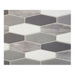 Carrelage adhesif 3d losange gris - access deco Carrelage adhesif 3d losange gris - access deco