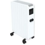 Carrera - radiateur Électrique lcd céramique blanc 2000w mobile Carrera - radiateur Électrique lcd céramique blanc 2000w mobile