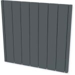 Carrera - radiateur �lectrique lcd c�ramique gris anthracite 1500w jada