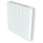 Carrera - radiateur a inertie ceramique compact 1500w - horizontal et plat - blanc