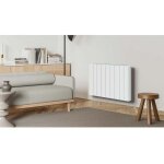 Carrera - radiateur a inertie ceramique compact 2000w - horizontal et plat - blanc