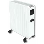 Carrera - radiateur Électrique lcd céramique blanc 2500w mobile Carrera - radiateur Électrique lcd céramique blanc 2500w mobile