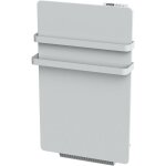 Radiateur sche - serviette carrera - 500w - verre lcd - avec soufflerie 900w (1400w) - blanc