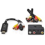 Carte d'acquisition vid�o usb 2. 0 480p a / v - kabel / p�ritel