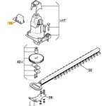 Carte �lectronique taille - haie aht500e original stiga mod�les 118800585 / 0