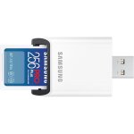 Carte m�moire sdxc samsung pro plus (2023) 256 go incl. lecteur de cartes usb