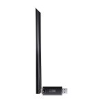Carte réseau externe usb wifi 2, 4 ghz 150 mbps avec antenne 6 dbi, noire Carte réseau externe usb wifi 2, 4 ghz 150 mbps avec antenne 6 dbi, noire