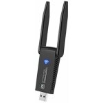 Carte r�seau sans fil 1200m double fr�quence ordinateur sans pilote r�cepteur wifi usb 1300mbps 5g