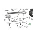 Carter de protection de protection tondeuse yard force gm h53