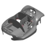 Carter de tondeuse robot original worx wg796e. 1 - wg790e. 1