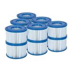 Cartouches de filtration pour spa bestway lay - z - spa type vi - lot de 12 cartouches