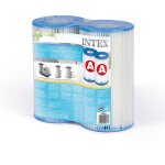 Cartouche de filtration a x 2 intex