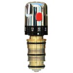 Cartouche de rechange thermostatique pour mitigeur de baignoire et douche en laiton massif plaqué chrome ... Cartouche de rechange thermostatique pour mitigeur de baignoire et douche en laiton massif plaqué chrome ...
