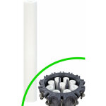 Cartouche s�diment spun pp sp�cial carter multi cartouche 20 pouces - 10 micron nominal - 500 mm