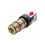 Cartouche thermostatique et poignée en laiton pour le bain douche pour mitigeur mélangeur barre de douche ... Cartouche thermostatique et poignée en laiton pour le bain douche pour mitigeur mélangeur barre de douche ...