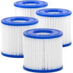 Cartucho filtrante vi, filtro de hidromasaje compatible con filtro bestway para piscina, para lay - z ...